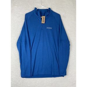NWT Duluth Mens Alaskan HardGear Sz M TunDry Long Sleeve 1/4 Zip Pullover Shirt